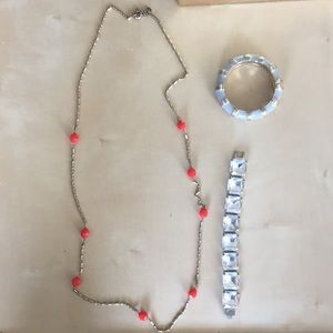 JCREW: 2 bracelets, 1 necklace bundle